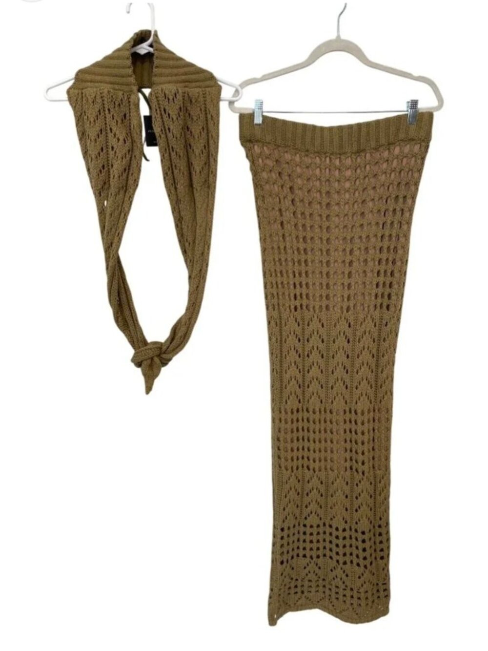 NWT JLUXLABEL Caribbean Skies Crochet Skirt Set (XL) - Picture 2 of 4